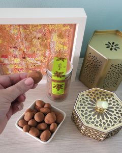 Nueces con praliné de la Finca la Noguera