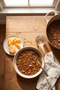 Menú antiinflamatorio de 7 días con las cuatro tomas escritas